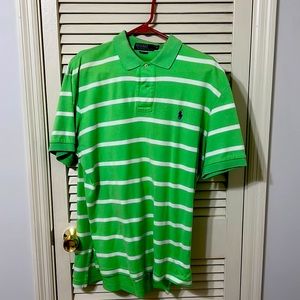 Ralph Lauren polo collared shirt green